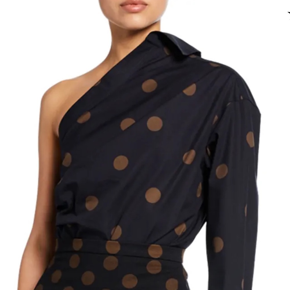 Max Mara asymmetric bodysuit
